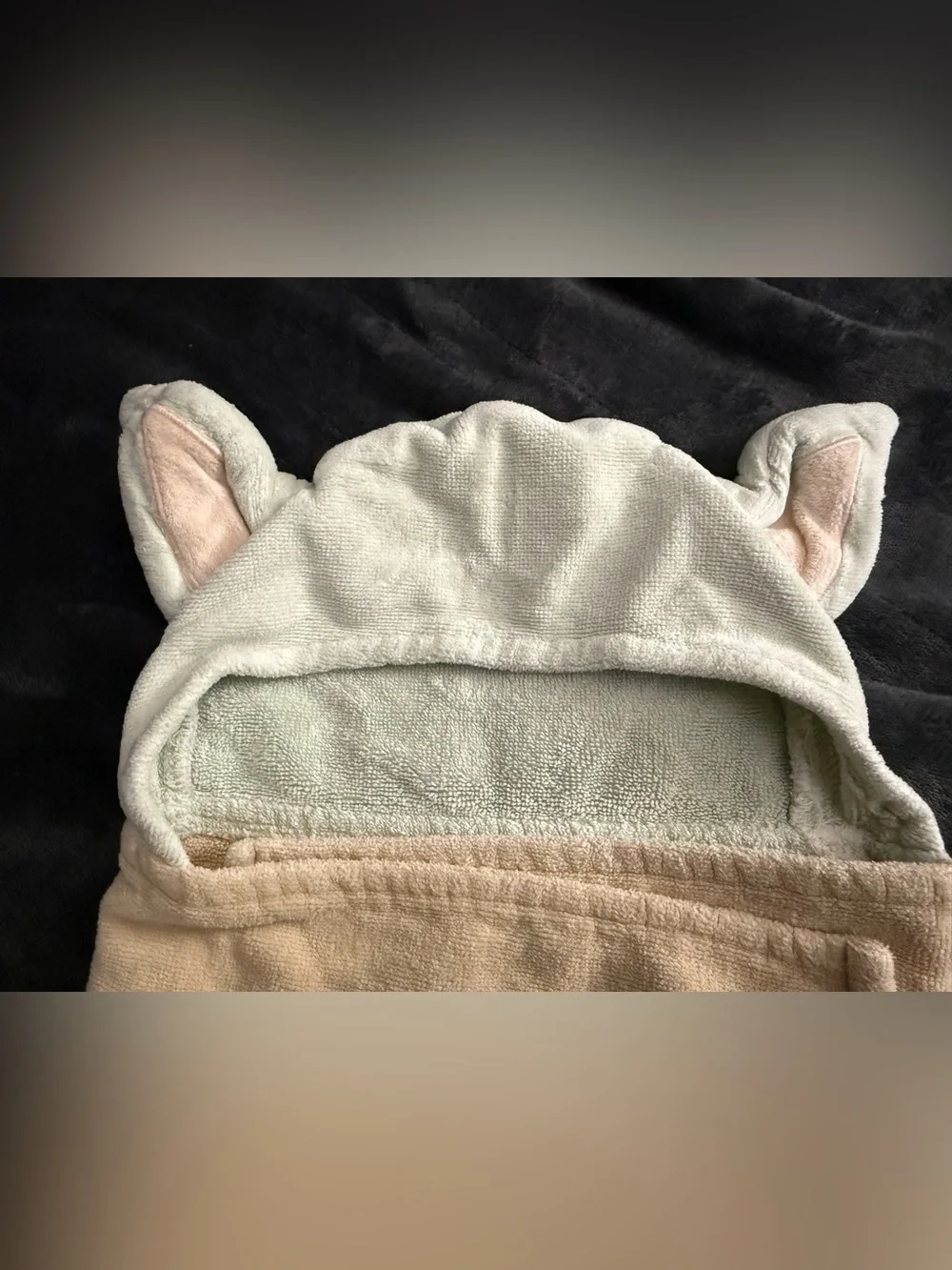 Personalized Pottery Barn Kids Star Wars Grogu Hooded Towel